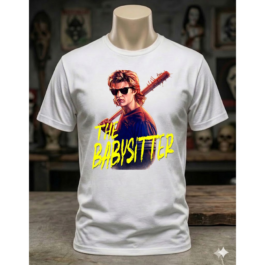 Camiseta Stranger Things DIVERSOS MODELOS "Babysitter" Steve Harrington Hellfire Club