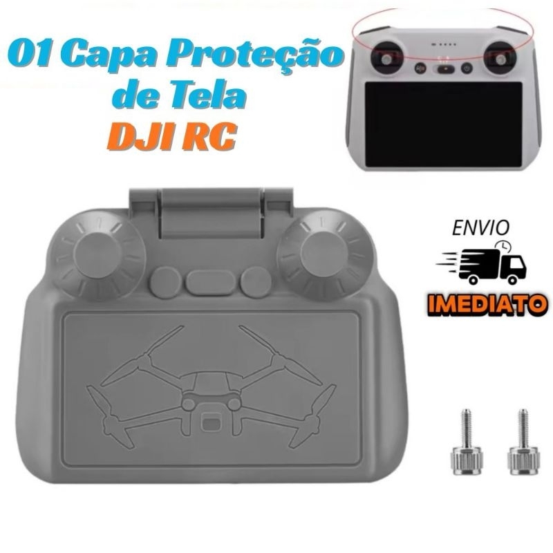 Capa para Controle com TELA - DJI RC Protetor de Controle DJI Mini 3/ 3 Pro/ Mavic 3 Classic/ AIR 2S | Frete Grátis