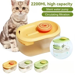 Bebedouro Automático para Gatos 2,2L - Ultra Silencioso com Filtro e Luz UV -Z1