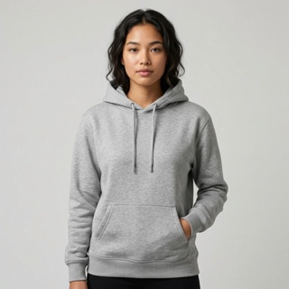 Moletom Canguru Capuz Liso Blusa Frio Feminina Masculina Flanelada Algodão Inverno Streetwear em Oferta na Shopee