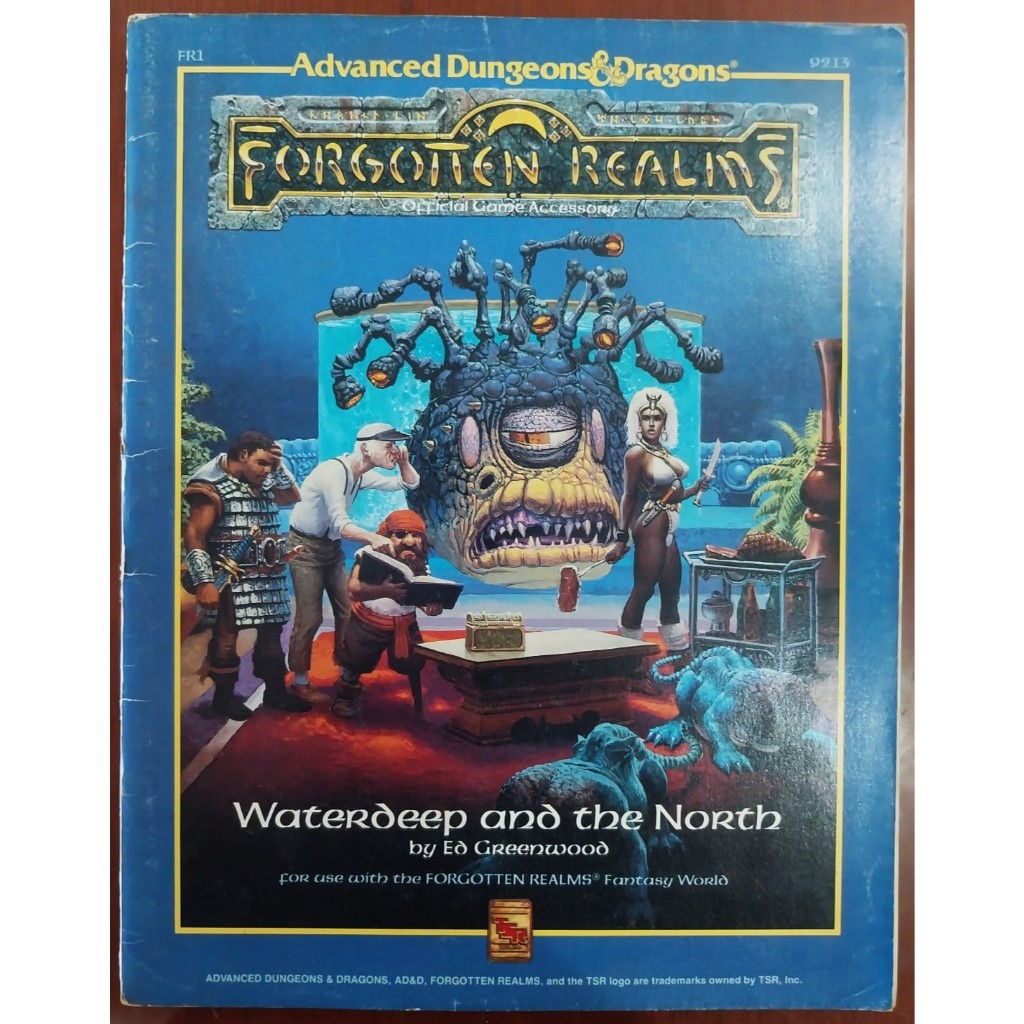 Forgotten Realms - Waterdeep and the North - Advanced Dungeons and Dragons - Livro de RPG