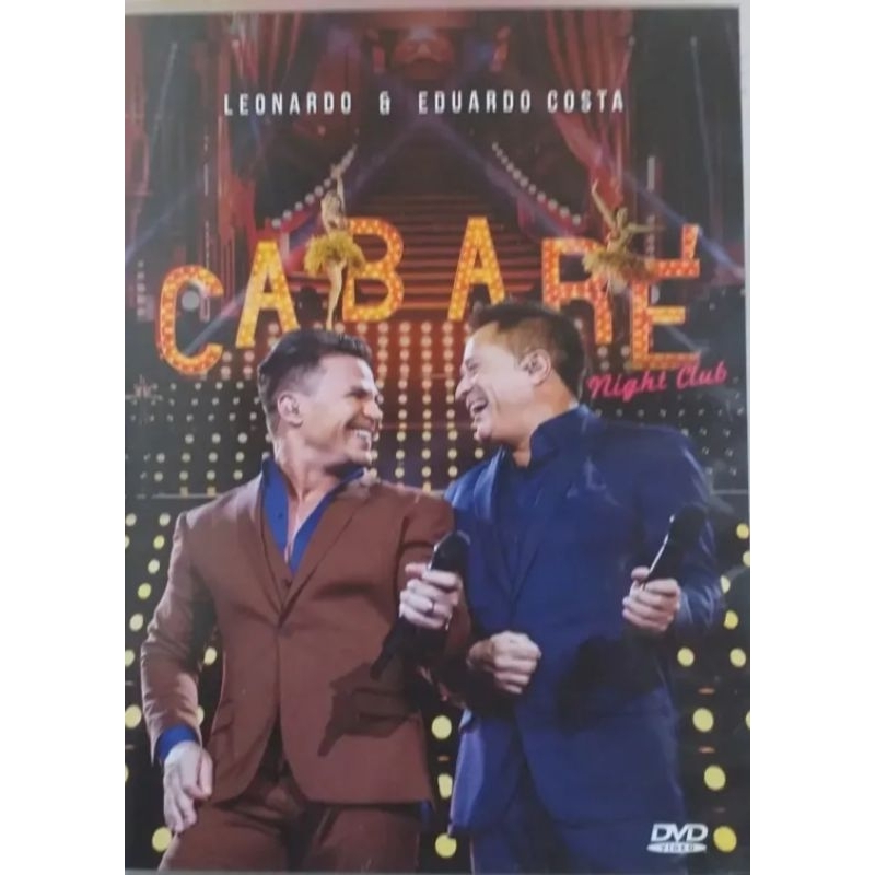 Dvd Leonardo E  Eduardo Costa  - Cabaré  Volume 2