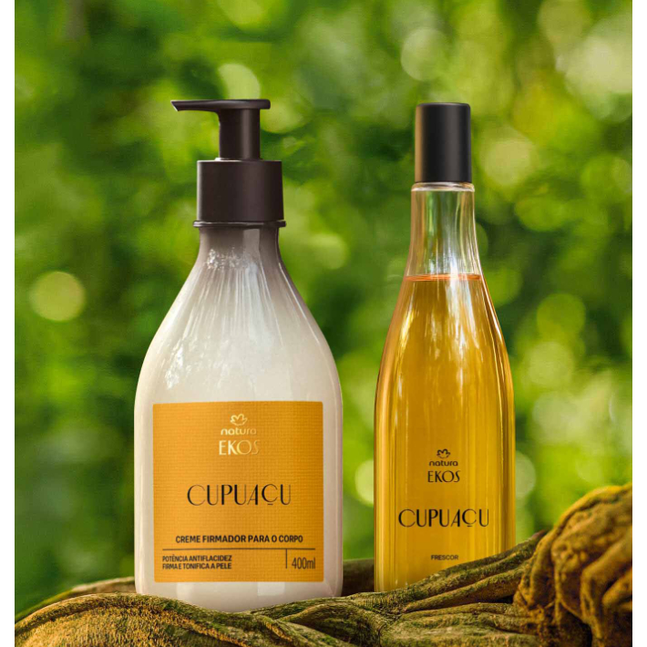 Kit Presente Desodorante Colônia Hidratante Frescor Ekos Cupuaçu Natura Original