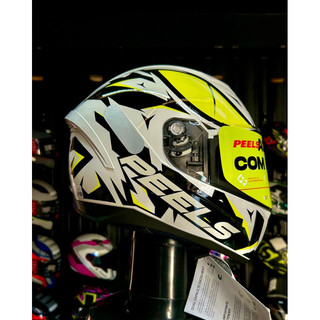 CAPACETE PEELS SPIKE II - SNAKE WHITE GREEN
