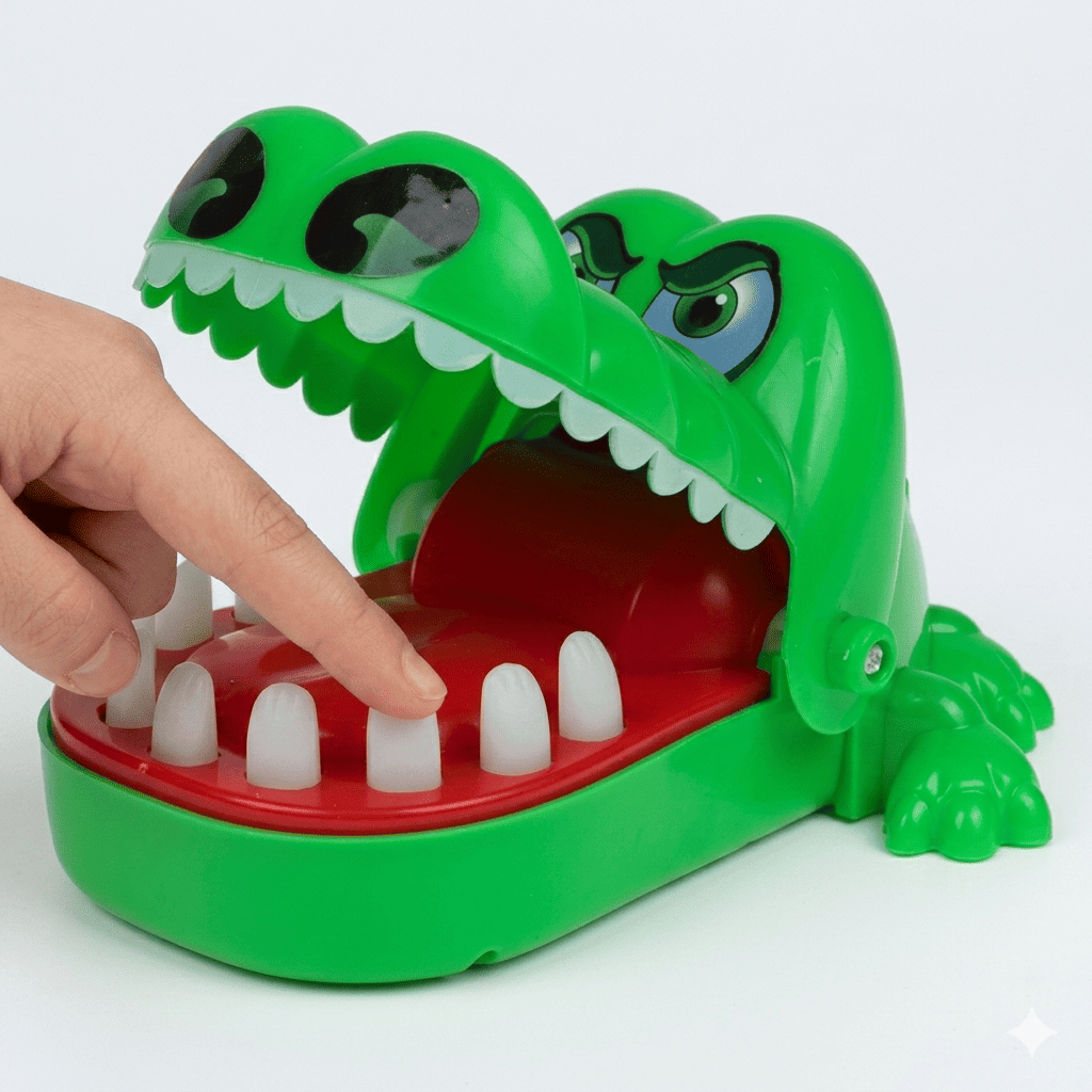 Jogo do Jacaré/Crocodilo Morde Dedo - Jogo Infantil Interativo Engraçado Anti Estresse Crianças