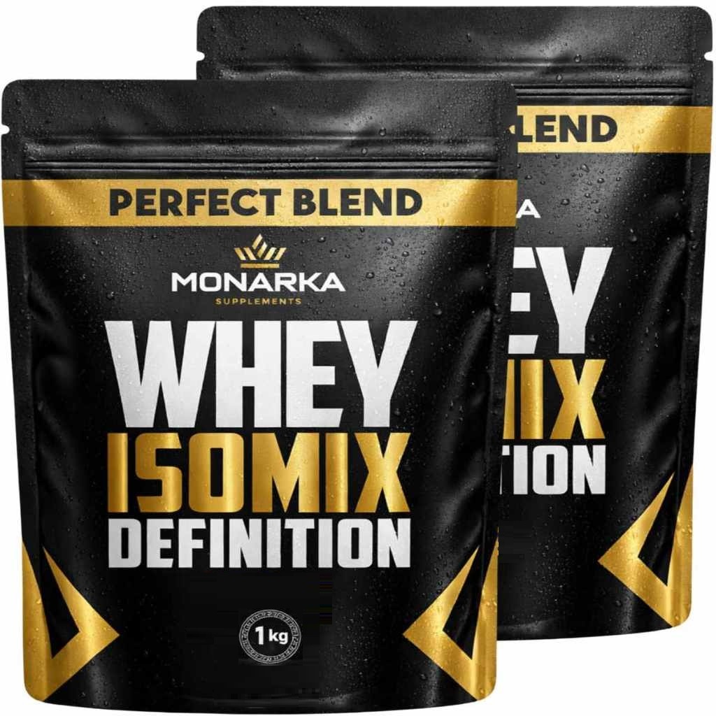 Kit Whey Protein 2kg - Isolado Concentrado - Blend de Proteína por porção - Pre Treino