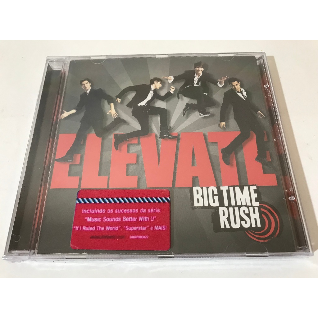 Big Time Rush - Elevate Cd Original Lacrado De Fabrica (Encarte Poster Grande da Banda) RARÍSSIMO