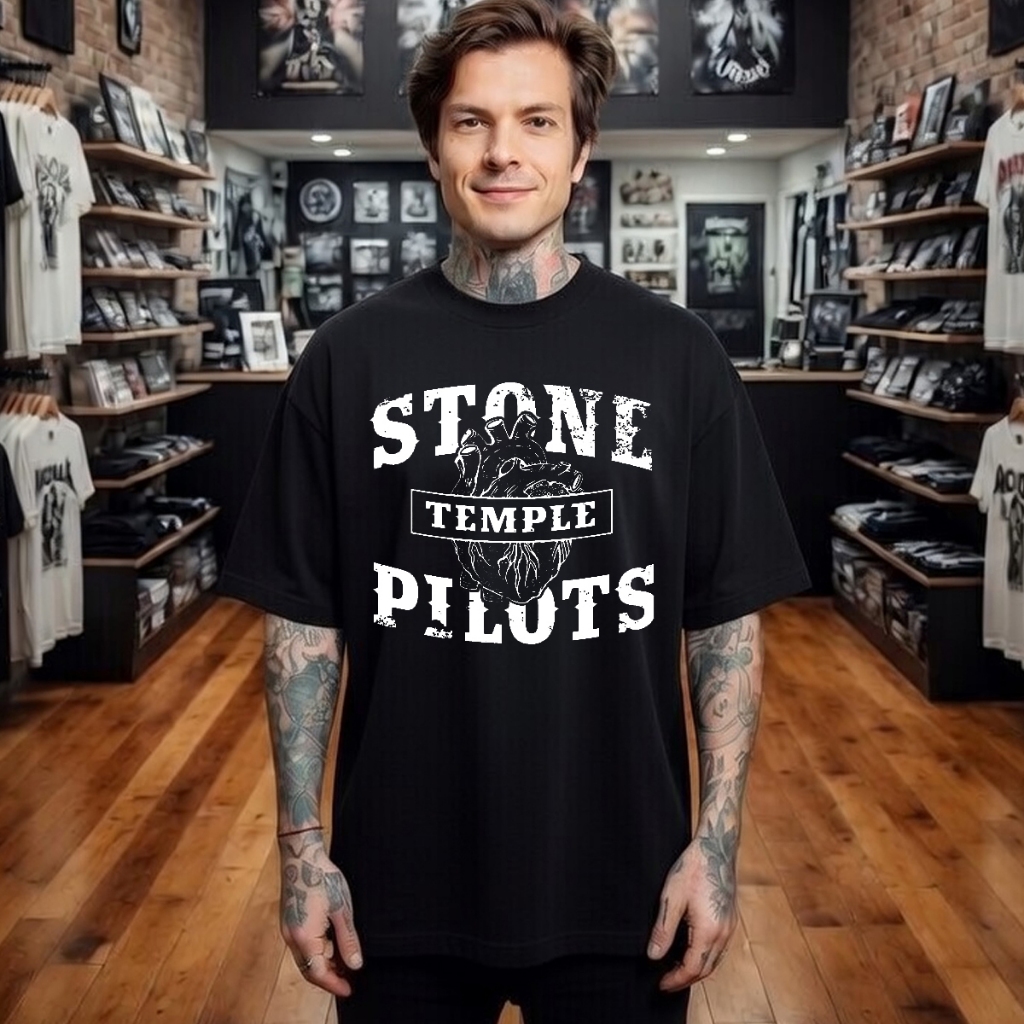 Camiseta Banda Rock Grunge Stone Temple Pilot vintage,   streetwear 100% algodão premium