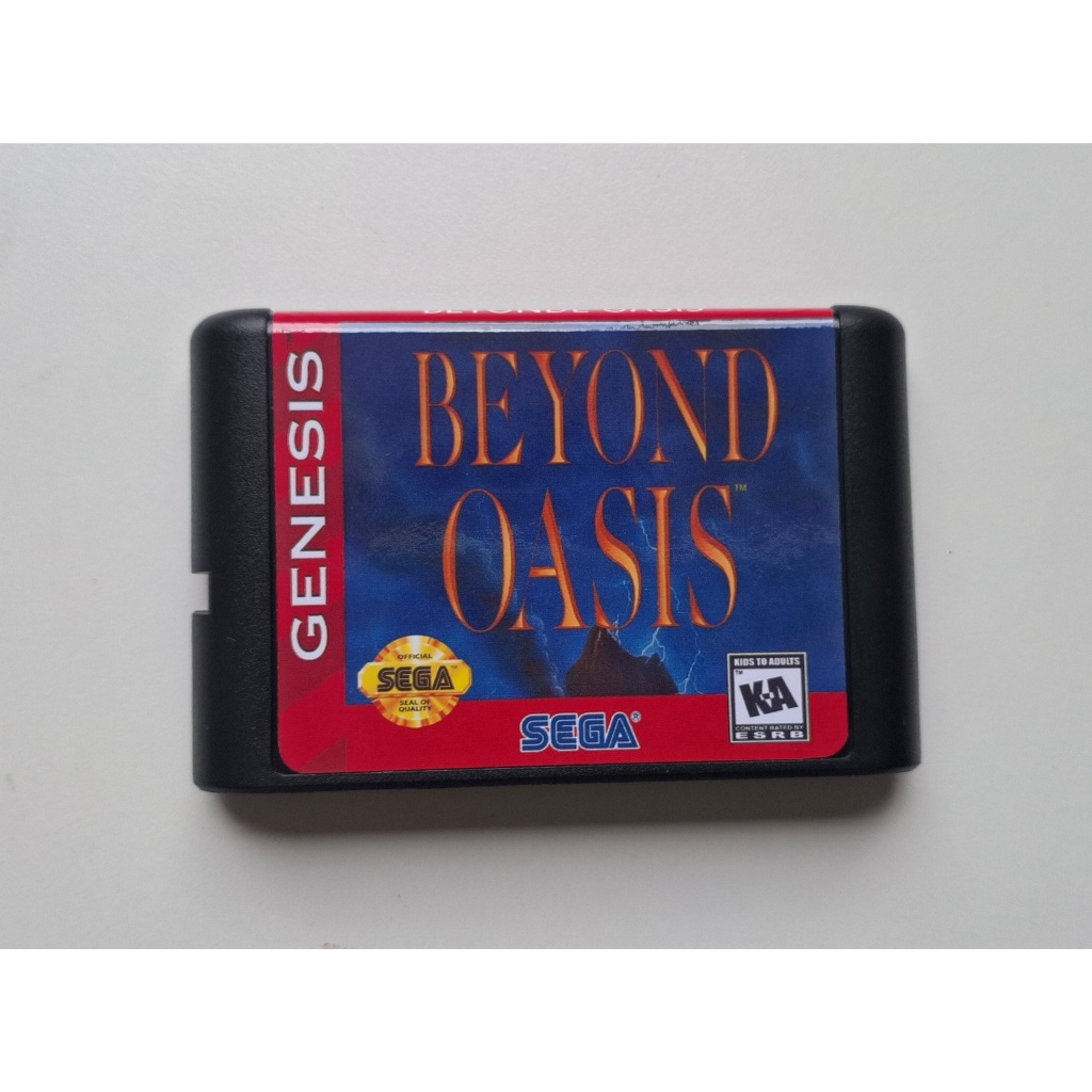 Cartucho Jogo Beyond Oasis- Mega Drive