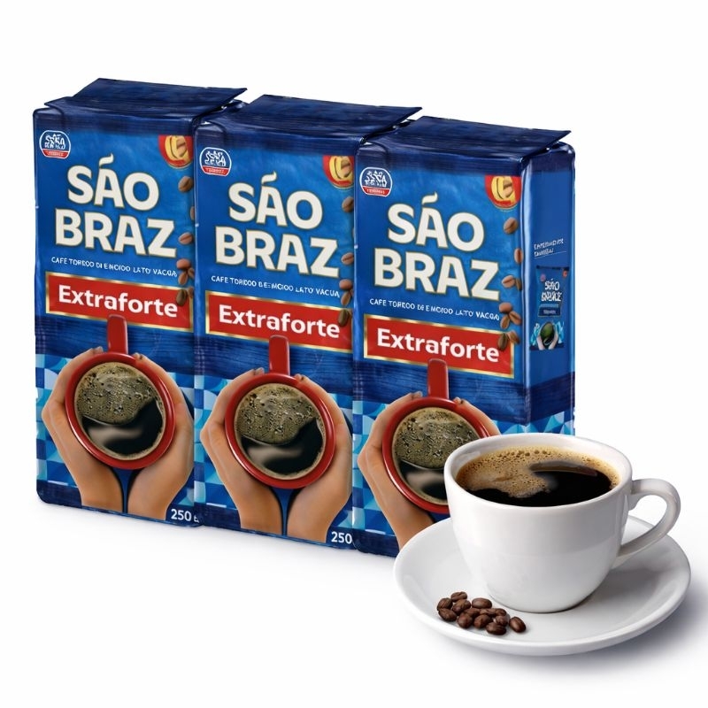 3 CAFÉ SÃO BRAZ EXTRA FORTE 250g - Envio Imediato em menos de 24h