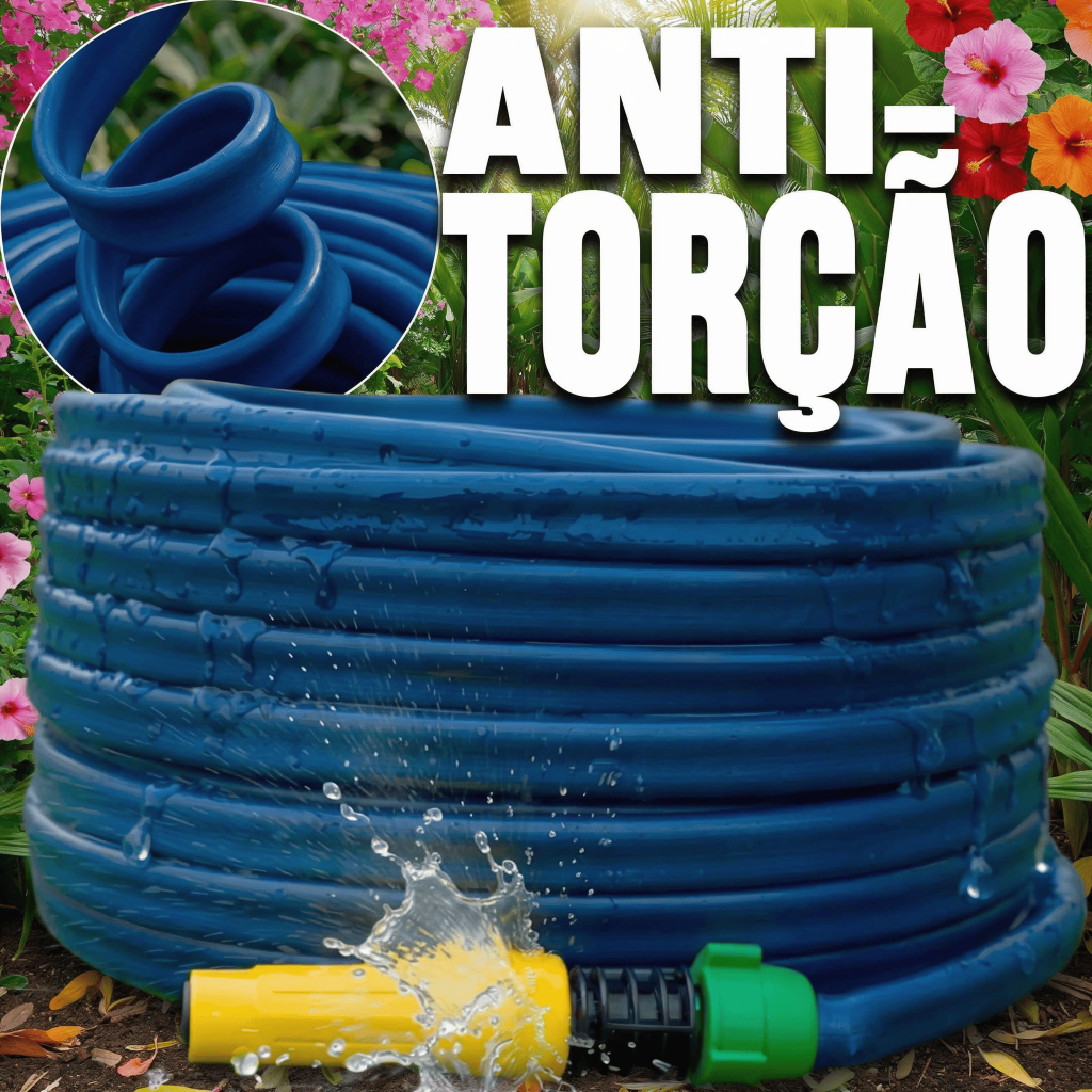 Mangueira De Jardim Não Dobra Flexível Anti Torção Reforçada 5/10/15/20/25/30/35 e 50 Metros