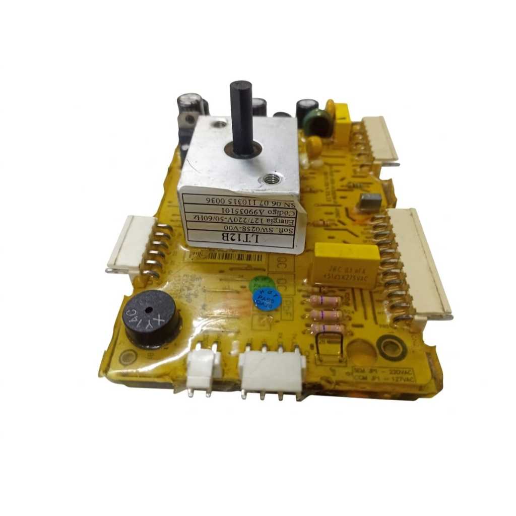 PLACA DE POTÊNCIA PARA LAVADORA 12Kg  ELECTROLUX LT12B - RECONDICIONADA