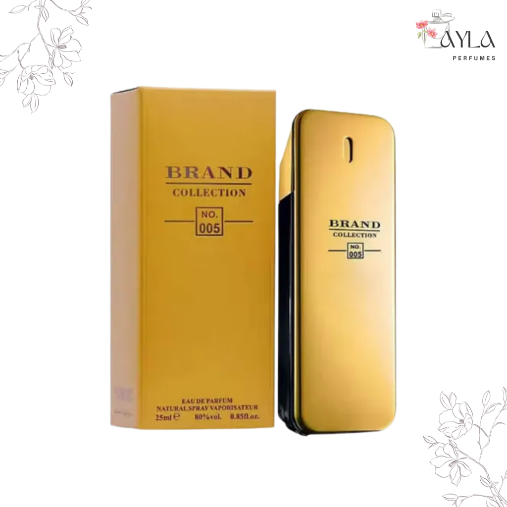 Perfume Masculino Brand Collection 005 | Elegância intensa e marcante | 25ml + Brinde