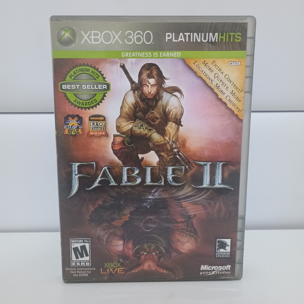 Fable II- jogo de xbox 360 original mídia física