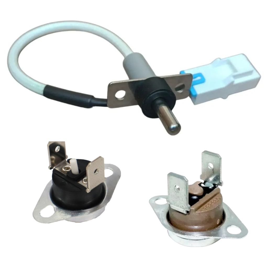 Kit 2 Termostato + Termistor Secagem Compatível Lava E Seca Samsung
