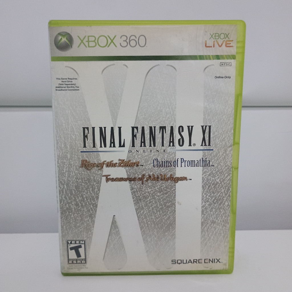 Final fantasy XI online- jogo de xbox 360 original mídia física