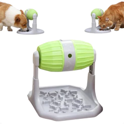 Brinquedo Cachorro Alivio stress Interativo Ração Alimentador Tigela Divertido Cães Gato Petisco