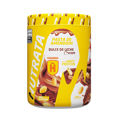 Pasta de Amendoim Proteica com Whey Protein - 250g - Nutrata