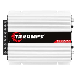 Modulo Amplificador Taramps Ts800x4 2 Ohms 800W Potencia Rms Som Automotivo Entrada Rca E Fio