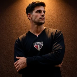 Camisa São Paulo Retrô Goleiro José Poy 1948 Masculina Oficial