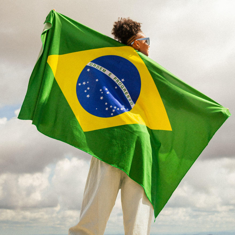 1 Ou 2 Bandeiras Do Brasil Grande 120x180 Enfeite Decoração Torcida Copa Do Mundo Poliéster Mastro Parede Carro Barco