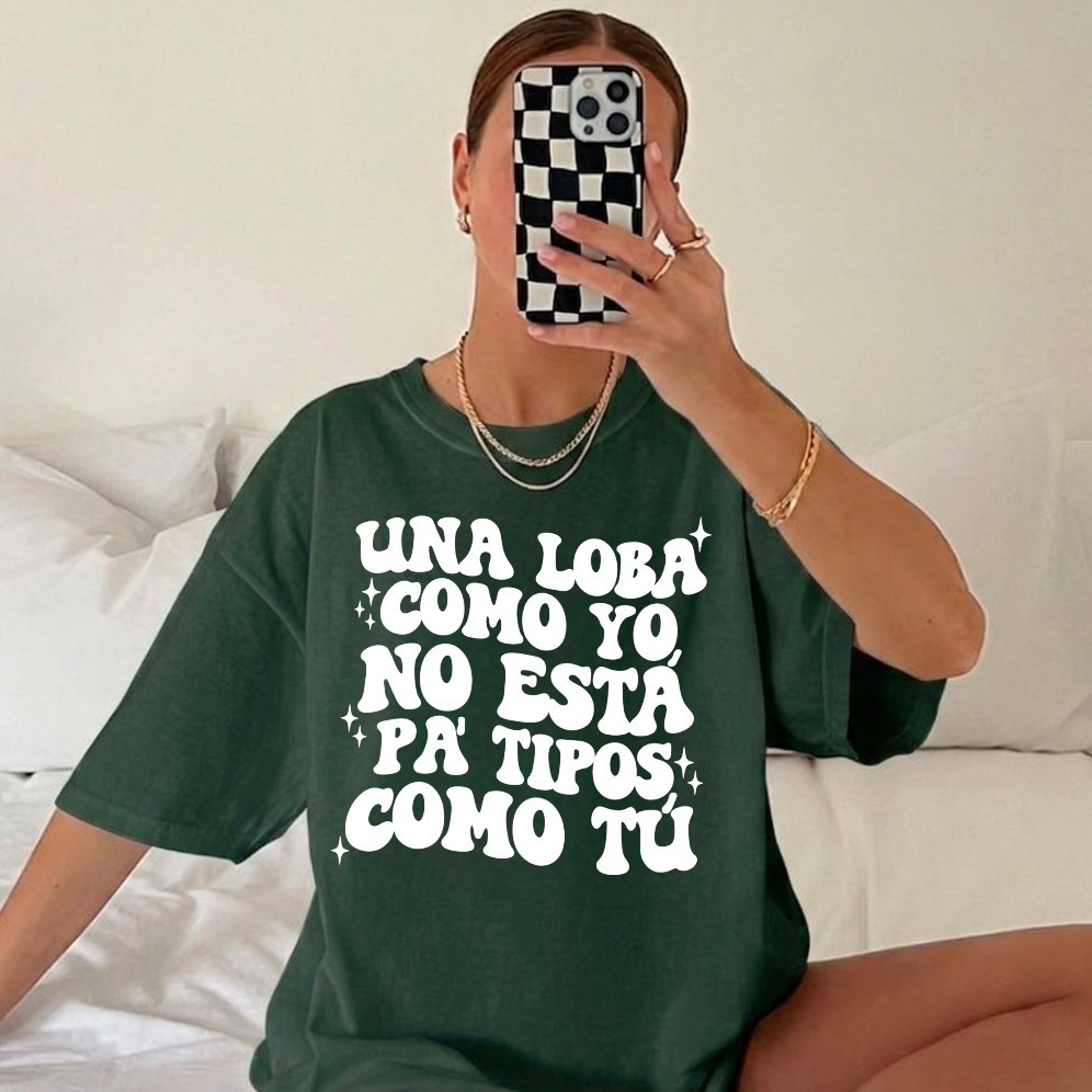 Camiseta Shakira Una Loba Como Yo No Esta Pa Tipos Como Tu Show Turne Brasil