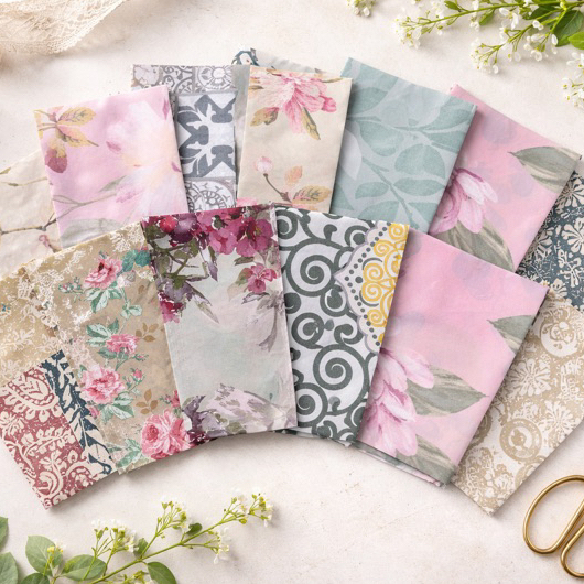 Retalho estampado para artesanato e patchwork 4kg estampas sortidas e variadas