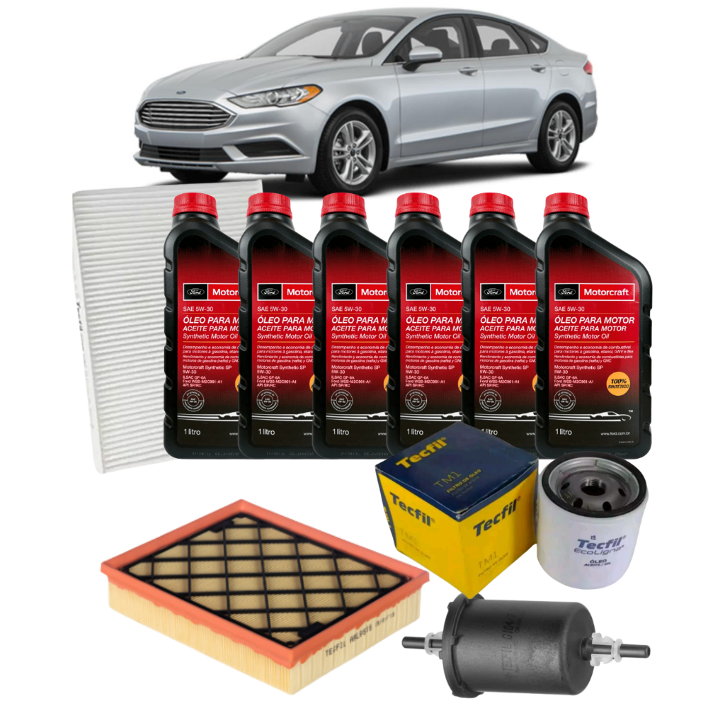Kit Revisao 5w30 Ford Fusion 2013 2014 2015 2016 2017 2018