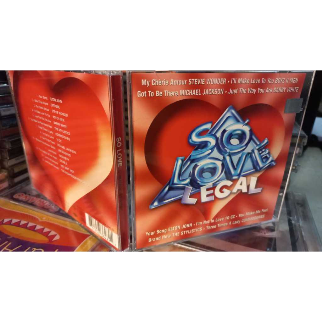 Cd Só Love Legal - O Melhor Do Amor Internacional - Cd Original NOVO Extreme elton john double nazareth michael jasckso
