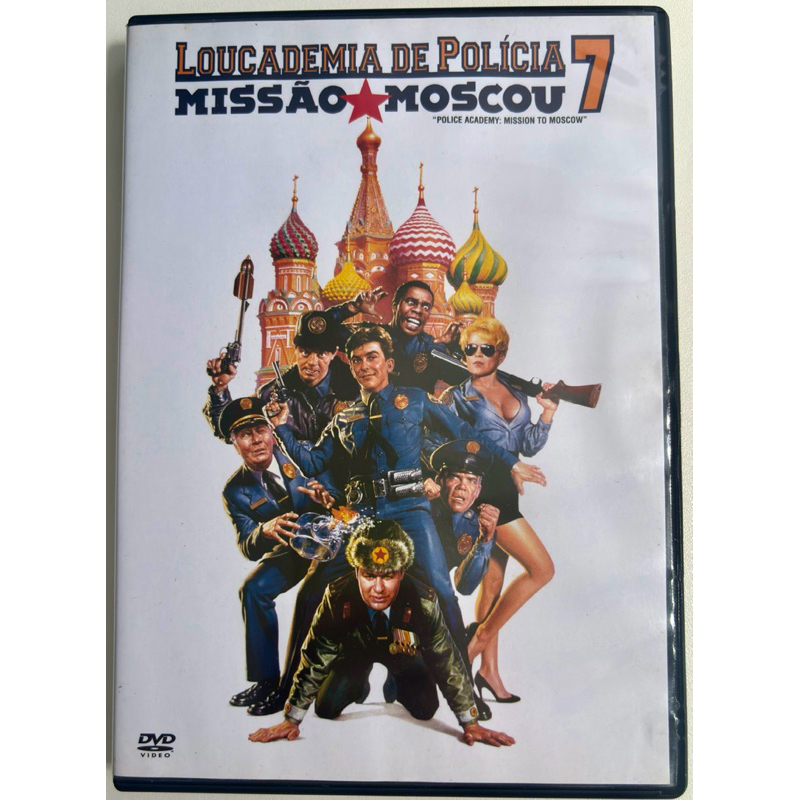 Dvd Loucademia de Polícia 7 Missão Moscou - Original