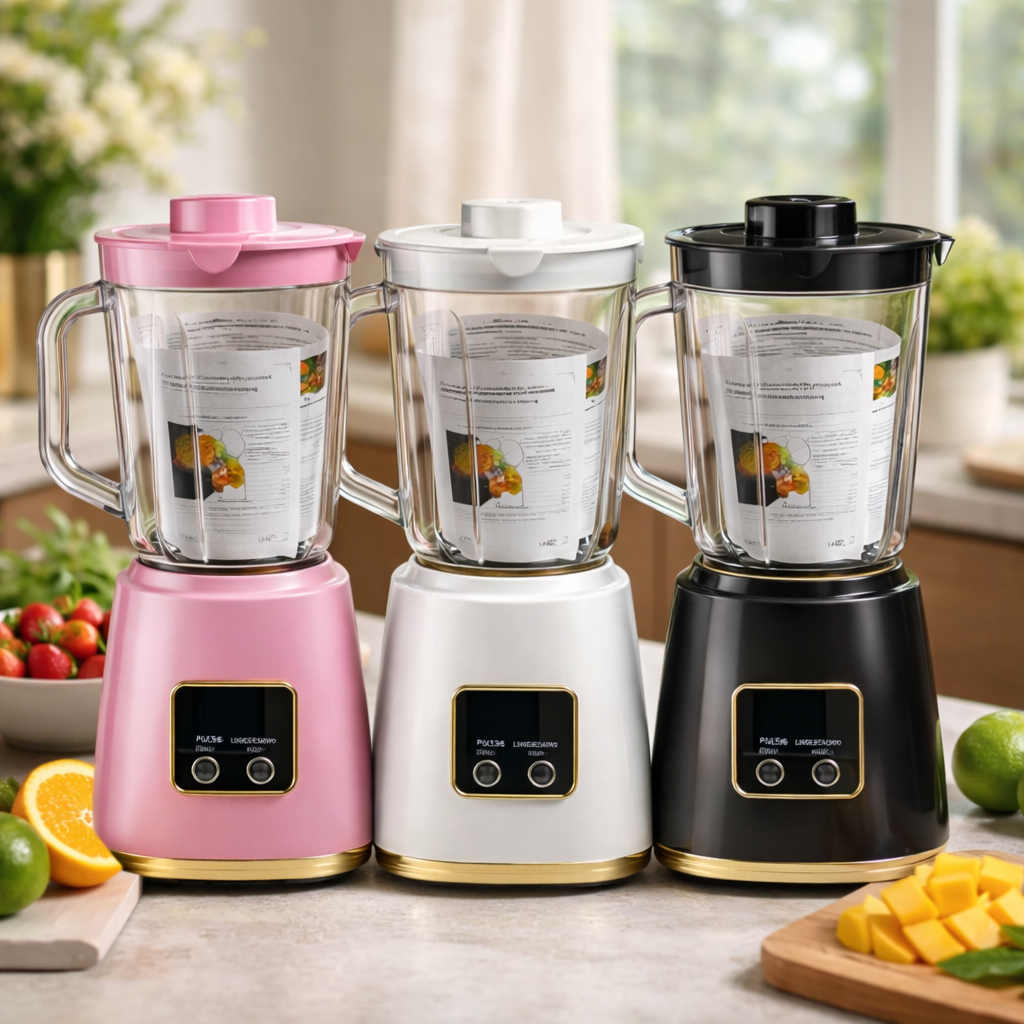 Mini Liquidificador Triturador Compacto Potente Recarregável 600ml 10 Laminas