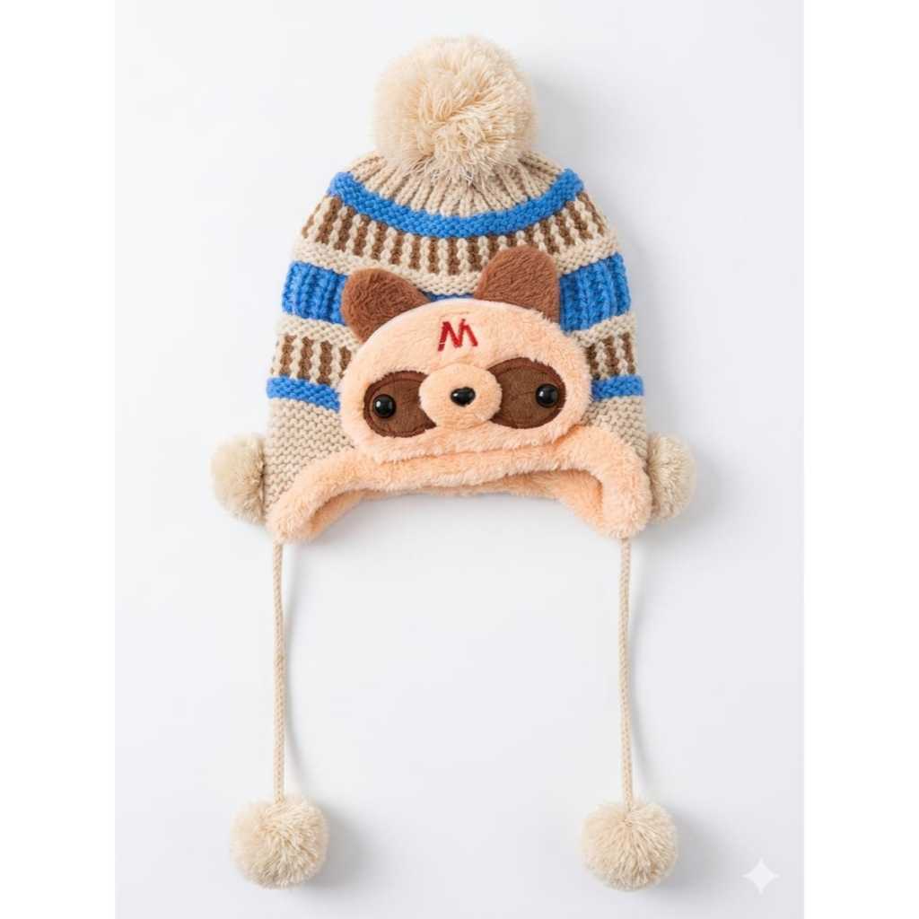 Touca Gorro Infantil bichinho inverno