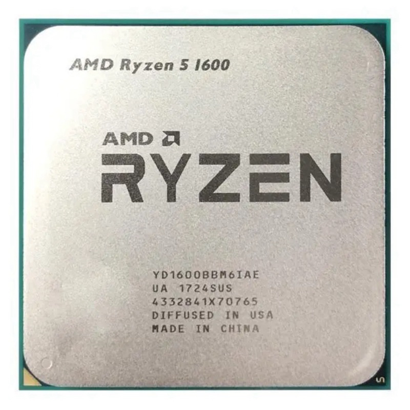 PROCESSADOR RYZEN 5 1600 AMD 3.6GHZ 6/12THREADS COM PASTA TÉRMICA
