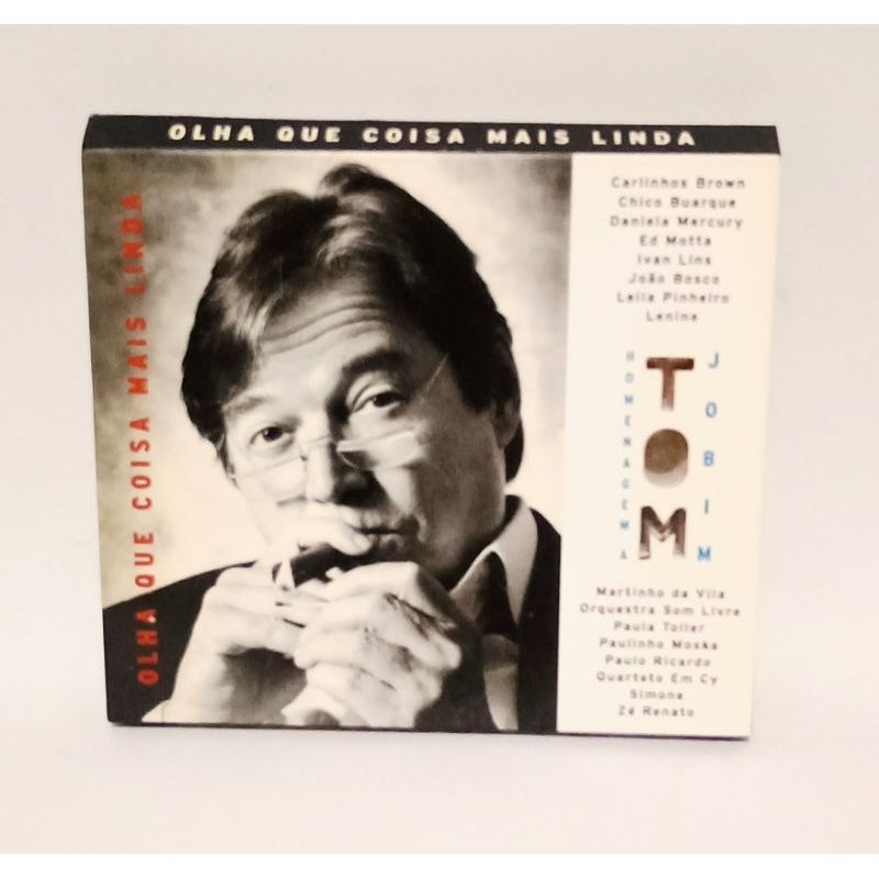 Cd Tom Jobim olha que coisa mais linda