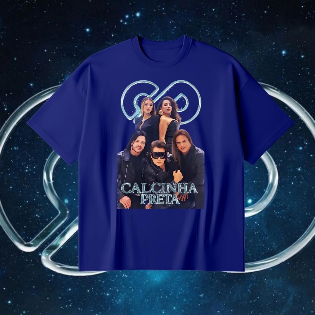 Camiseta t-shirt Banda de forro CALCINHA PRETA, novo!! UNISSEX