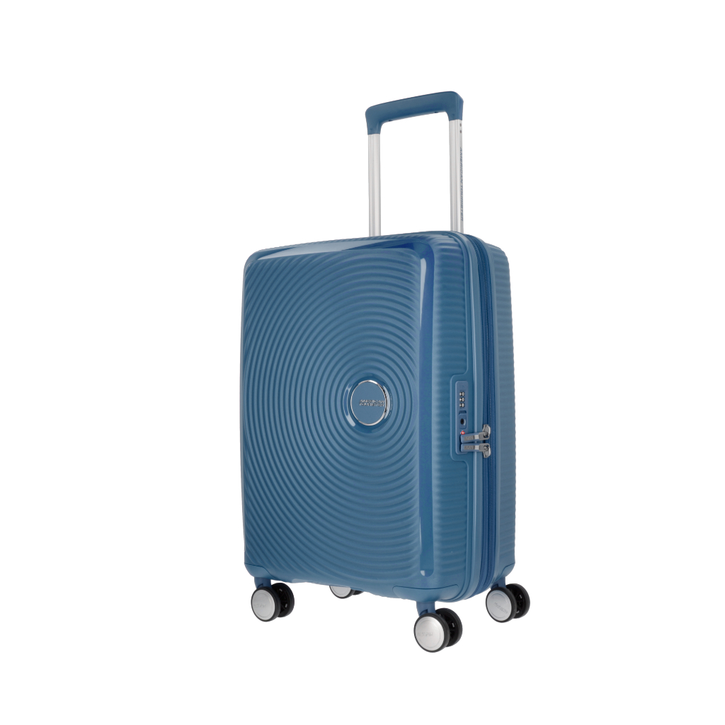 Mala American Tourister Curio Azul Jeans Pequena