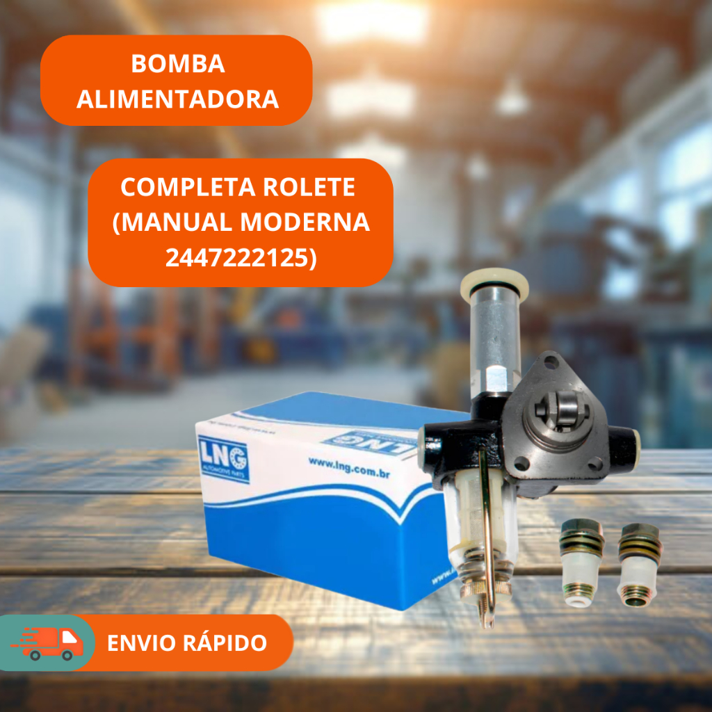 Bomba Alimentadora Mercedes Om366/ Om366a COMPLETA ROLETE (MANUAL  MODERNA 2447222125)