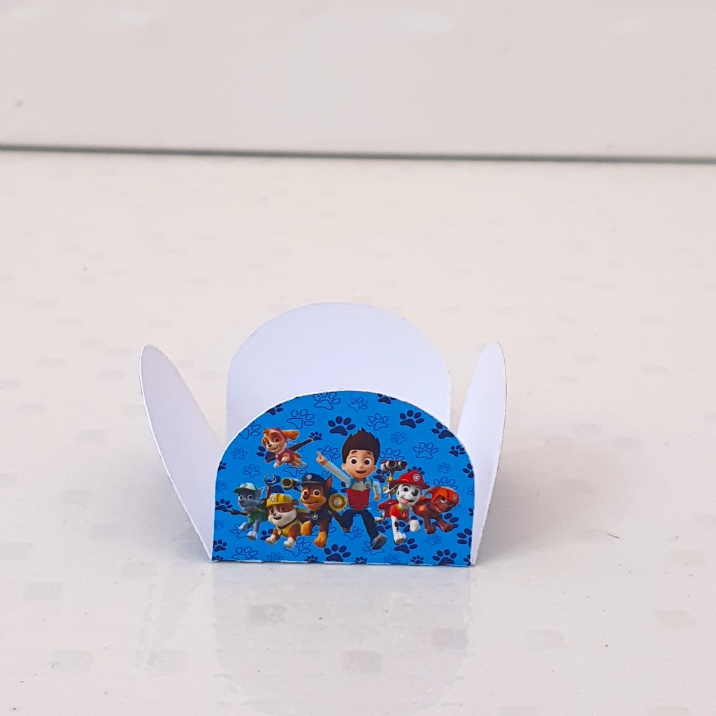 Forminha de Doces Patrulha Canina Personalizada – Festa Infantil Lembrancinha Aniversário