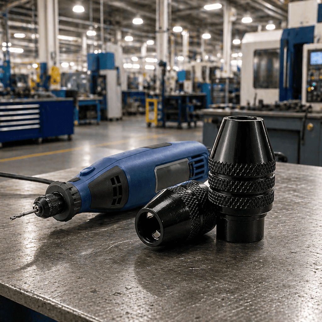 Mini Mandril Aperto Rápido 7,85mm Micro Retífica M8 Curto Pinça Universal Ponteira Aço Broca Haste Drill Chuck