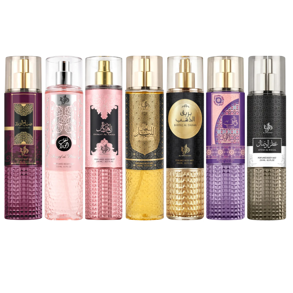 AL WATANIAH - Body Mist Original Importado Escolha Sua Fragrância