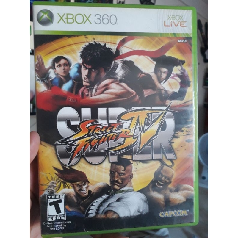 Super Street Fighter 4 ORIGINAL Xbox 360 - midia fisica seminovo
