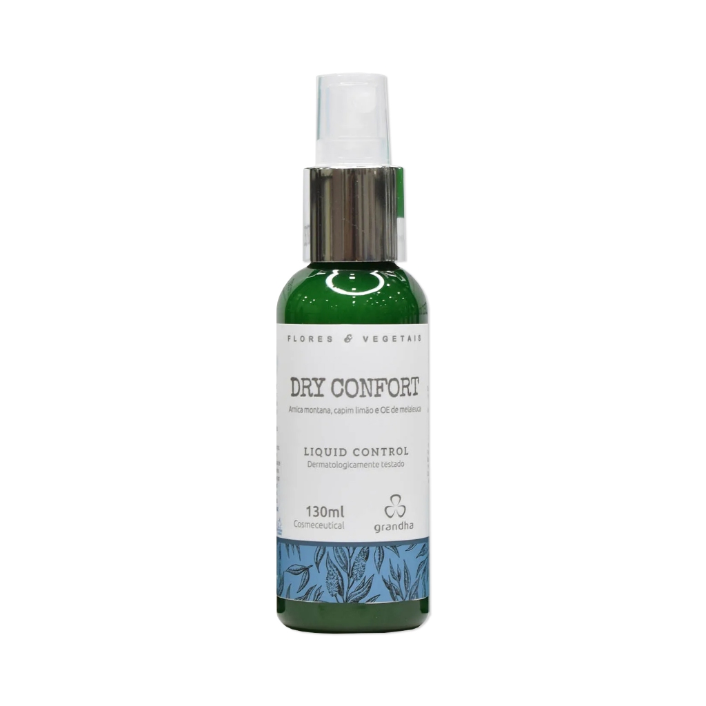 Tônico Capilar Grandha Dry Confort Liquid Control 120ml Combate Oleosidade e Pontas Secas