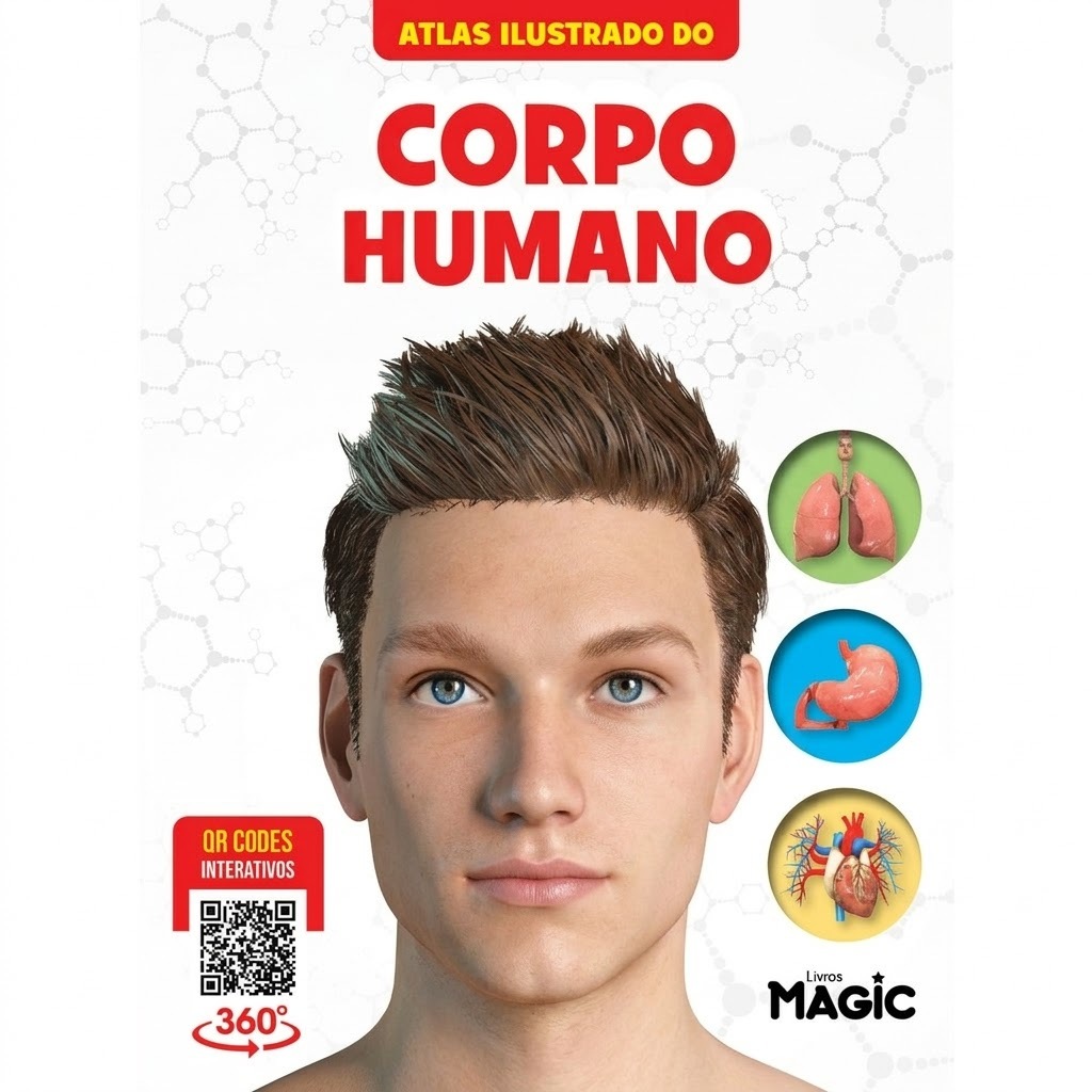 Livro Atlas ilustrado do corpo humano