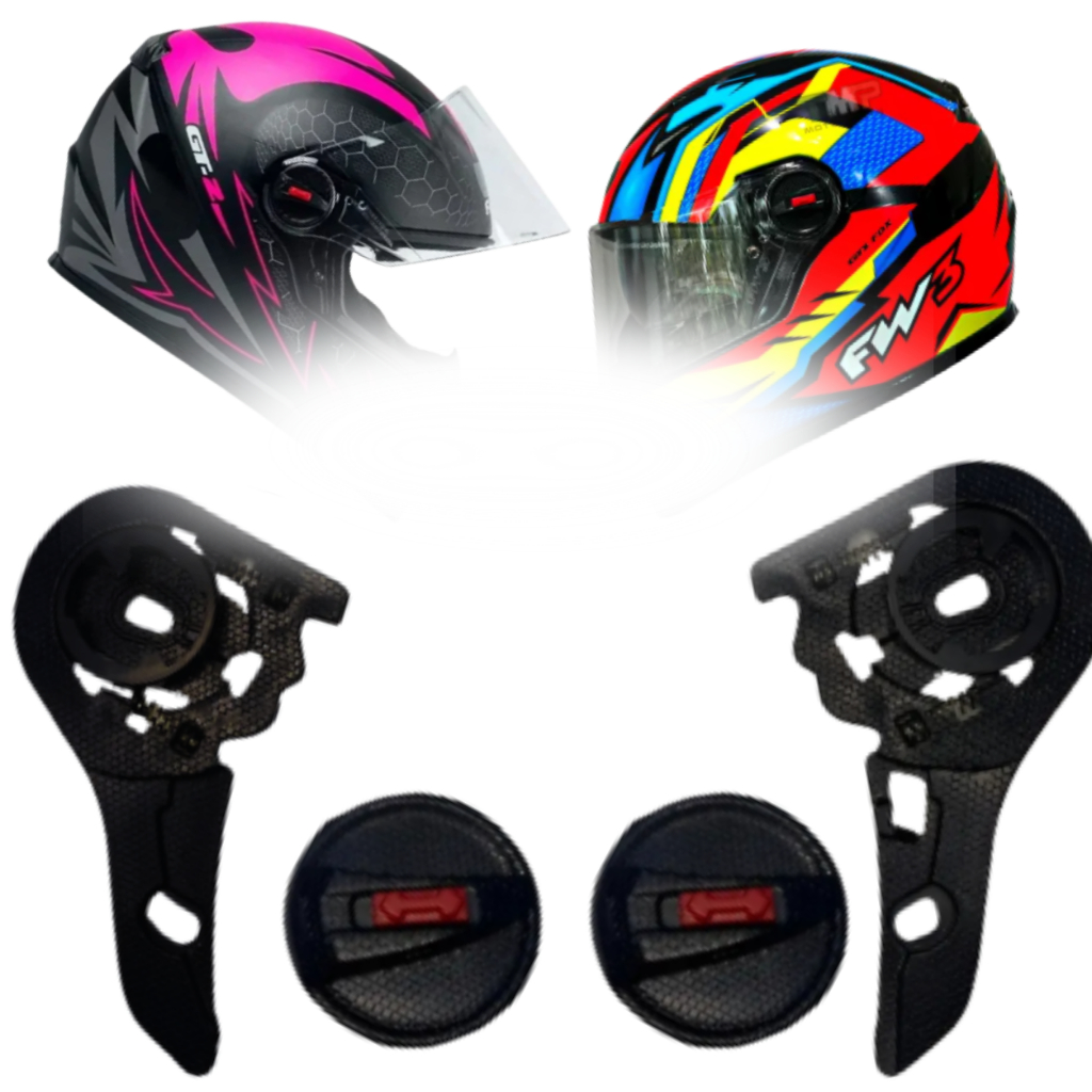 Detalhes do BOTÃO REPARO VISEIRA CAPACETE  Ls2 Ff358 Fw3 Gt Gtn Gtx KIT