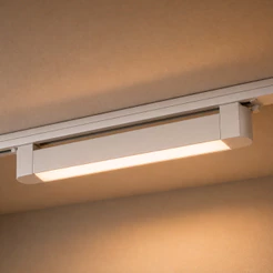 Kit 2 ou 10 Luminárias Spot Led Linear Difusa Para Trilho Eletrificado 20w 35cm 2700k/4000k/6500k Branco Seed