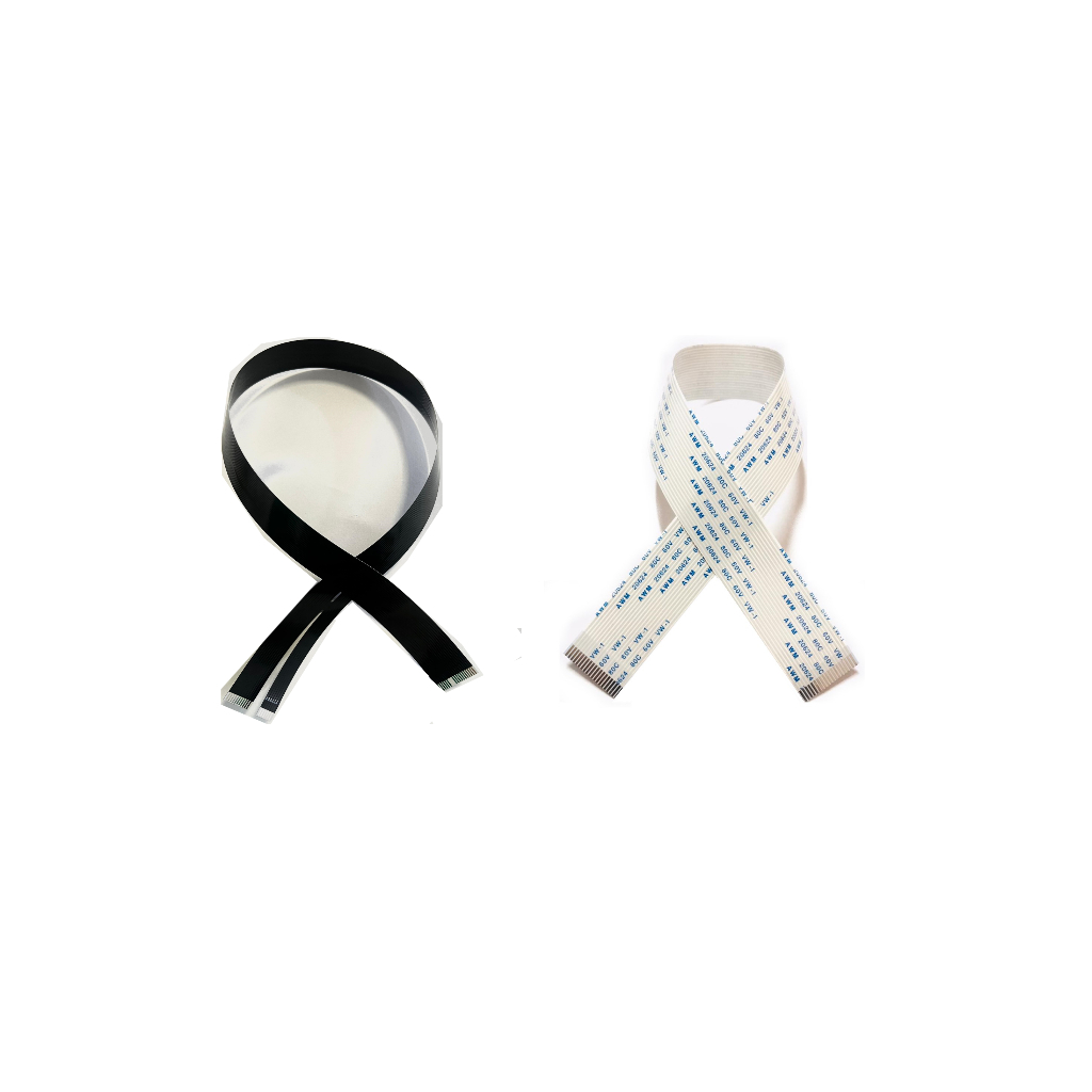 Kit Cabos Flat Compatível Para Scanner E Painel Para Impressora Hp 3050