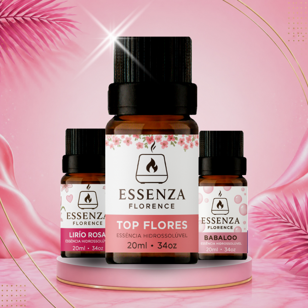 kit 3 essências hidrossolúvel para umidificador/difusor de aromas