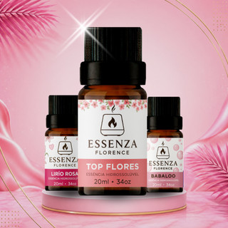 kit 3 essências hidrossolúvel para umidificador/difusor de aromas