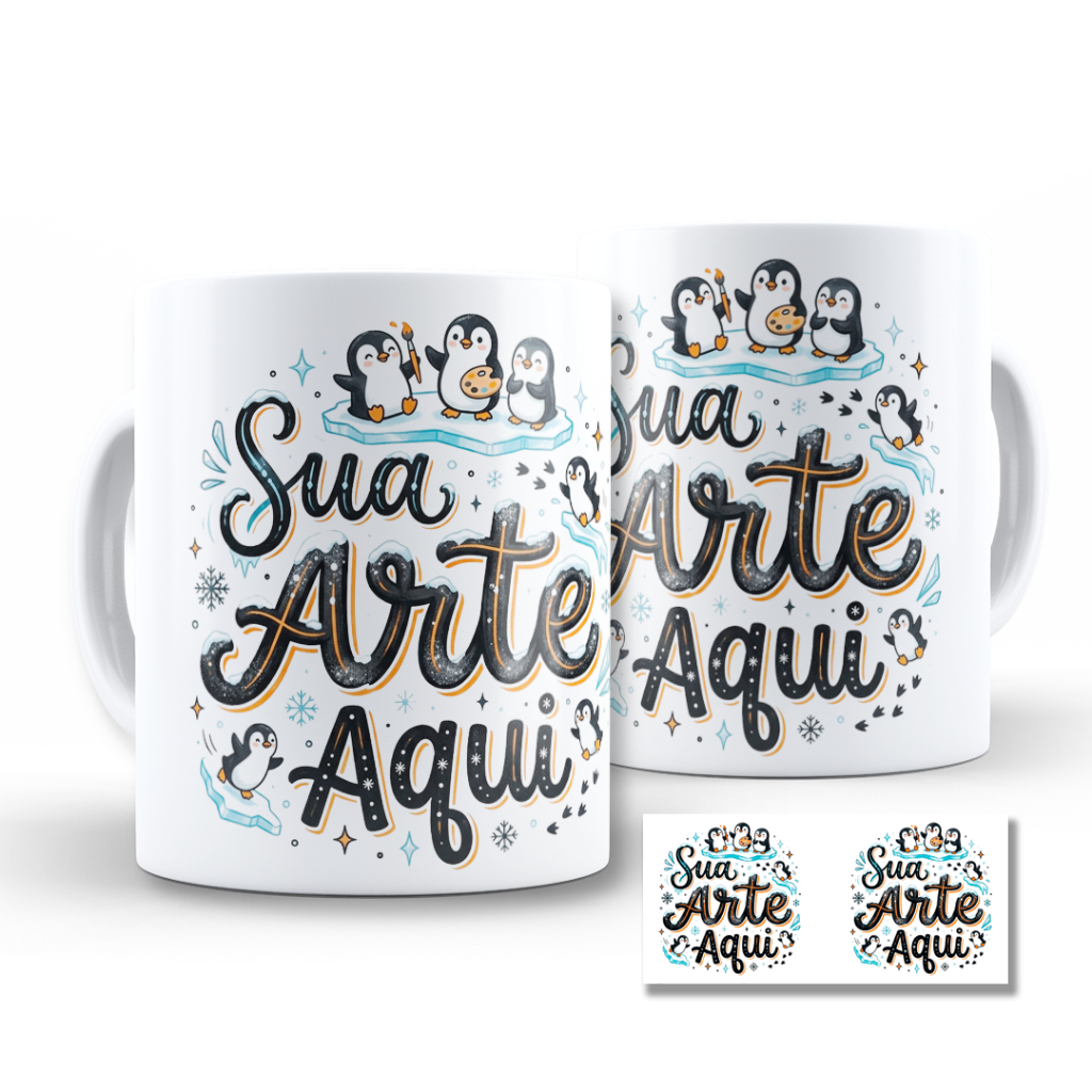Caneca Sua Arte Aqui | Presente Criativo | Produção Após Aprovação no Chat