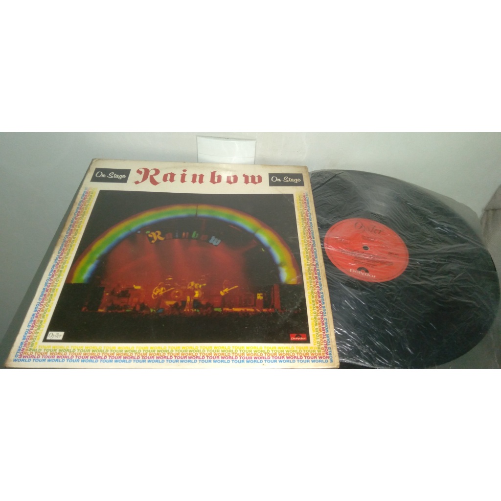 Vinil Nacional Dio Rainbow On Stage Single LP 1978 Gatefold
